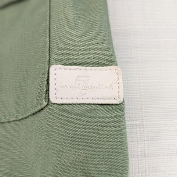 7 For All Mankind Girls‎ Cargo Green Zip up Jacket - Picture 2 of 9